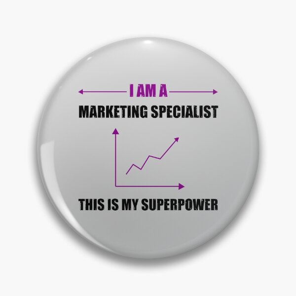 Item preview, I am a marketing specialist  this is my superpower, dark text funny marketing specialist job, marketing specialist humor, marketing specialist joke, marketing specialist meme, designed and sold by SGS-.