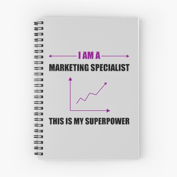 Item preview, I am a marketing specialist  this is my superpower, dark text funny marketing specialist job, marketing specialist humor, marketing specialist joke, marketing specialist meme, designed and sold by SGS-.