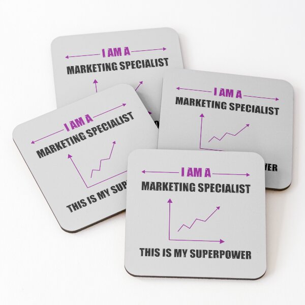 Item preview, I am a marketing specialist  this is my superpower, dark text funny marketing specialist job, marketing specialist humor, marketing specialist joke, marketing specialist meme, designed and sold by SGS-.