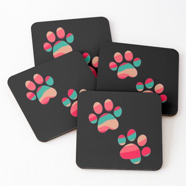 Item preview, Dog Feet With Retro Colors  designed and sold by AYACHI90.