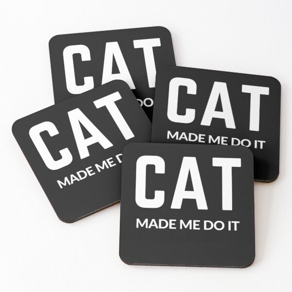 Item preview, Raising wild things "CAT MADE ME DO IT" sarcastic quote  t shirt [P-Q 179B][878]  designed and sold by HIPNOTIZAR  CRAFTS.