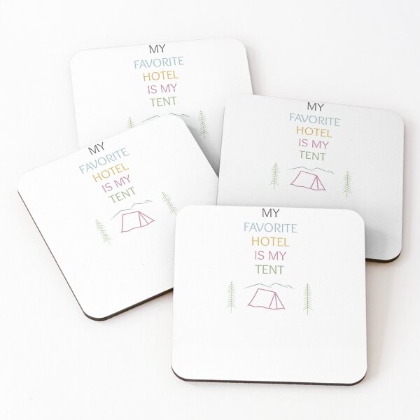 Item preview, My favorite hotel is my tent designed and sold by malo Barbier.