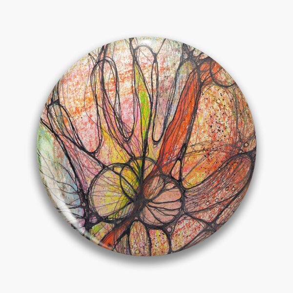 Item preview, Neuroart, Abstract colorful palm in space designed and sold by VikitaSolomakha.