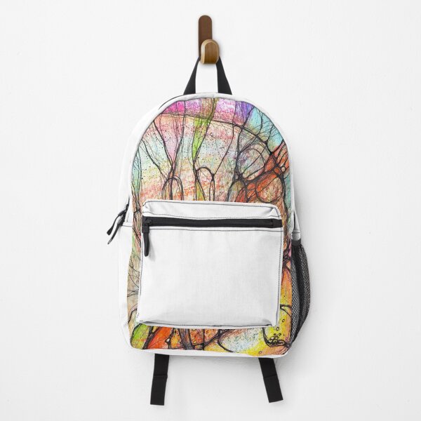 Item preview, Neuroart, Abstract colorful palm in space designed and sold by VikitaSolomakha.