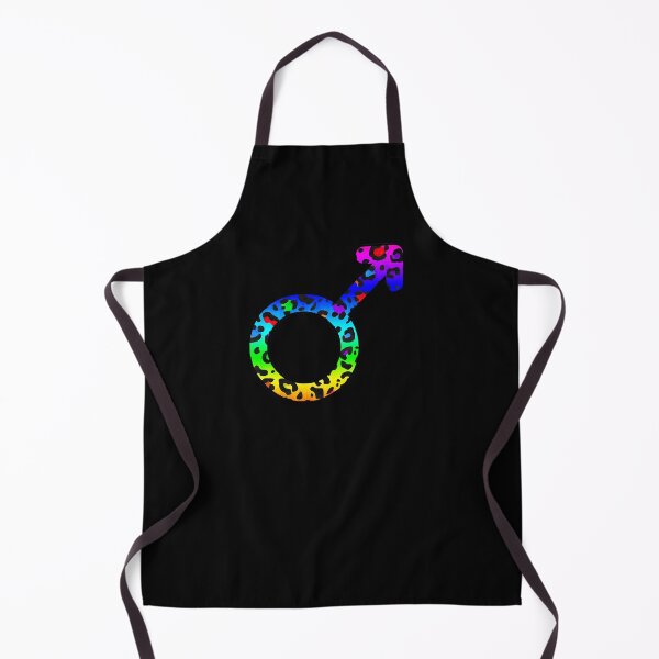 Item preview, Mars Planet Symbol in Dark Rainbow Leopard Print Pattern designed and sold by Bumblefuzzies.