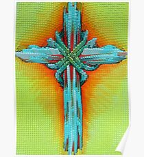 Extrudiertes Kreuz Poster