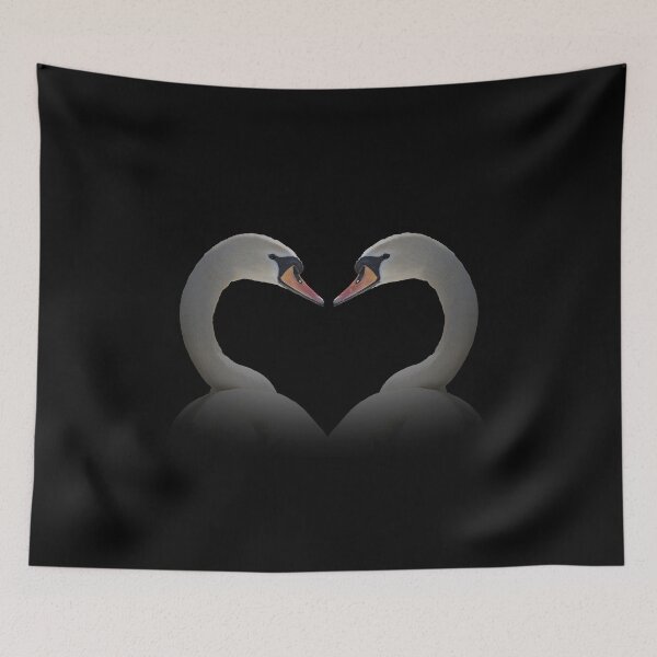 Item preview, Two Swans Heart designed and sold by habilephoto.