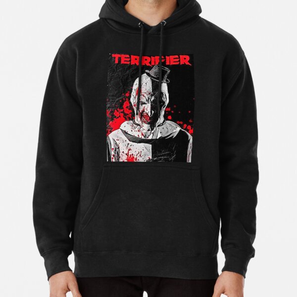 Terrifier movie horror poster art  Pullover Hoodie