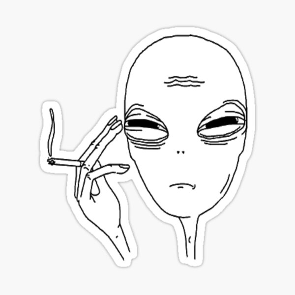 Alien Meme Stickers Redbubble - howard the alein bass boosted roblox