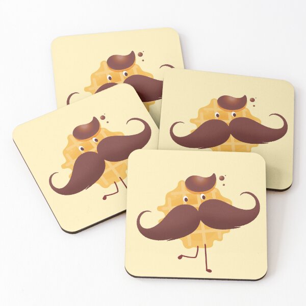 Item preview, mustach waffles   designed and sold by josephfanous.