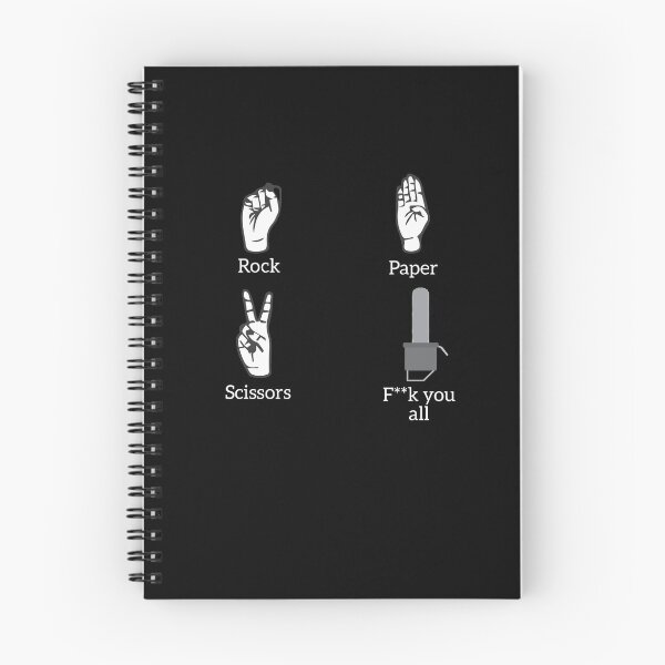 Item preview, Rock paper scissors fuck you all designed and sold by malo Barbier.