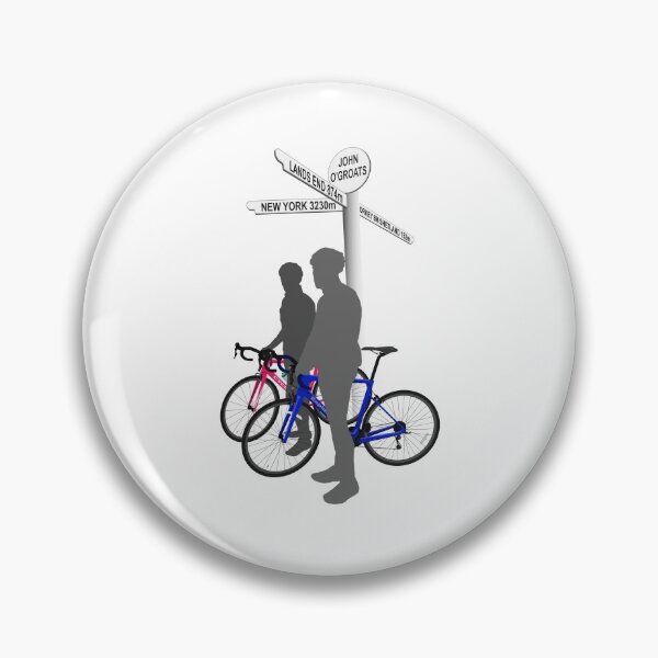 Item preview, John O'Groats Signpost Cycling couple designed and sold by cycleexplorers.