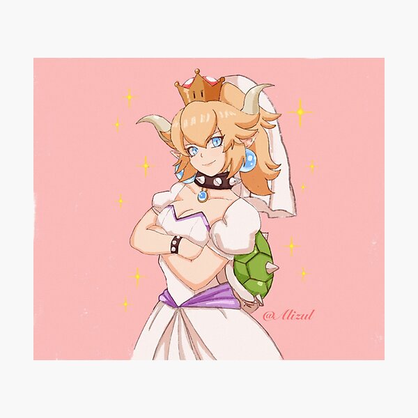 Wedding Bowsette Photographic Print