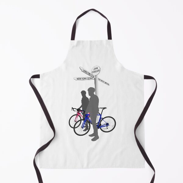 Item preview, John O'Groats Signpost Cycling couple designed and sold by cycleexplorers.
