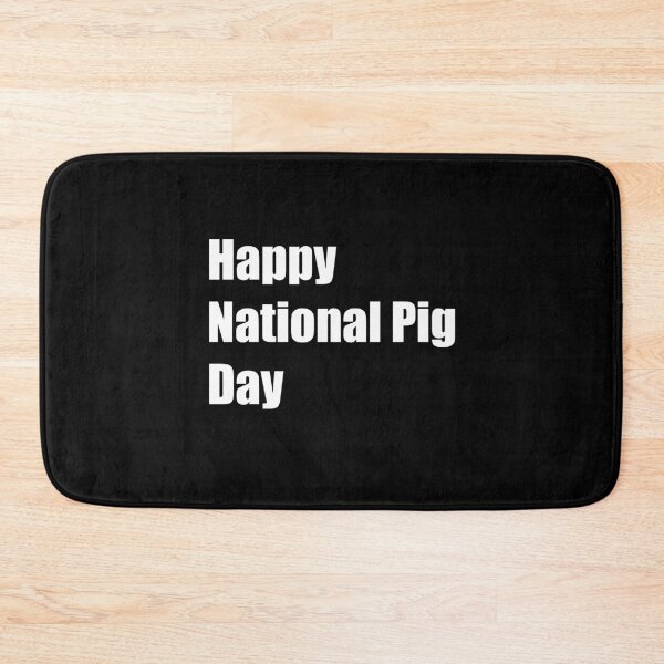 Item preview, Happy National Pig Day designed and sold by Rizwandogar.
