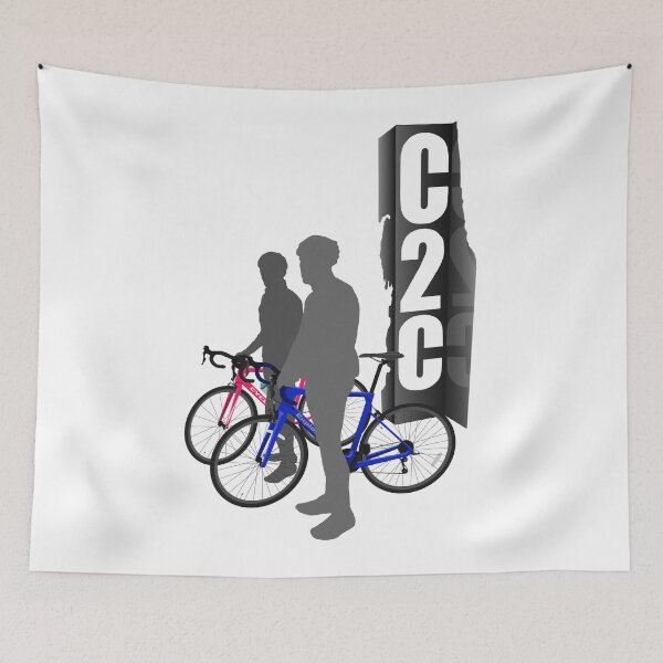 Item preview, C2C Signpost Cycling couple designed and sold by cycleexplorers.