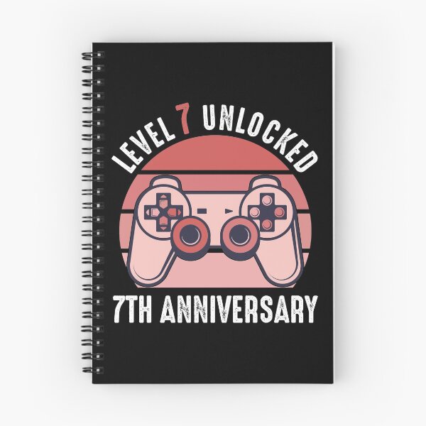 Item preview, Level 7 Unlocked 7th Anniversary Gamer designed and sold by RandomStuffShop.