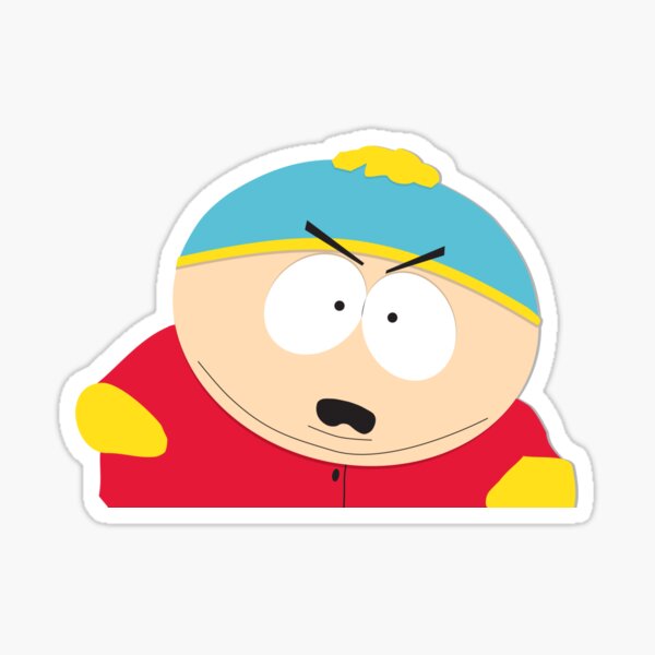 Eric Cartman South park roblox meme face Sticker for Sale by