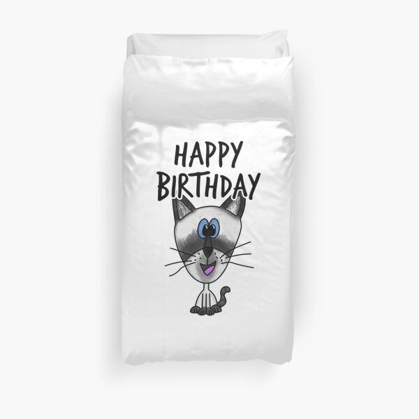 Housses De Couette Sur Le Theme Chat Siamois Redbubble