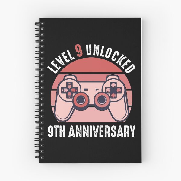 Item preview, Level 9 Unlocked 9th Anniversary Gamer designed and sold by RandomStuffShop.