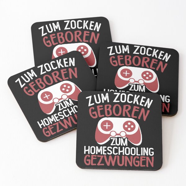 Artikelvorschau, Zum Zocken geboren zum Homeschooling gezwungen entworfen und verkauft von noahs-shop.