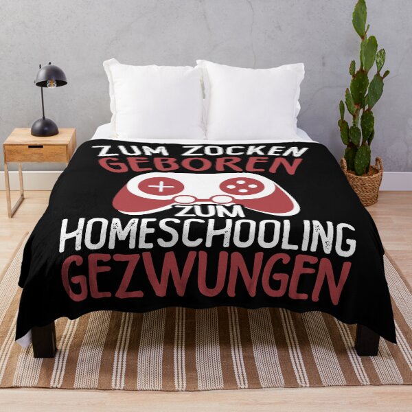 Artikelvorschau, Zum Zocken geboren zum Homeschooling gezwungen entworfen und verkauft von noahs-shop.