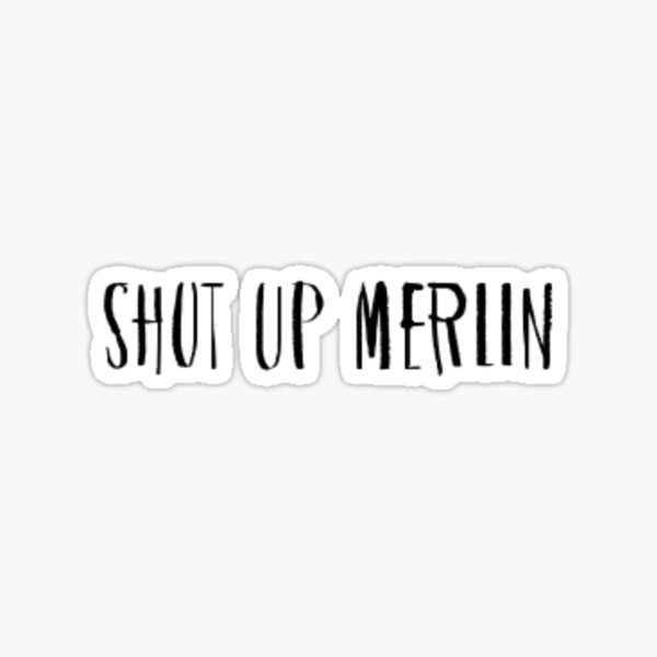Shut Up, Merlin Sticker
