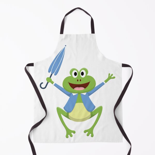 Item preview, Frog. Frog with umbrella and blue jacket designed and sold by bernd49.