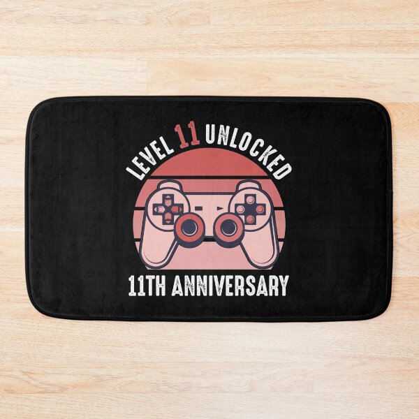 Item preview, Level 11 Unlocked 11th Anniversary Gamer designed and sold by RandomStuffShop.