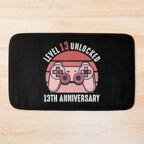 Item preview, Level 13 Unlocked 13th Anniversary Gamer designed and sold by RandomStuffShop.