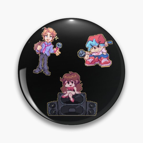 Item preview, Friday Night Funkin Pixelated Week 6 designed and sold by notakename.