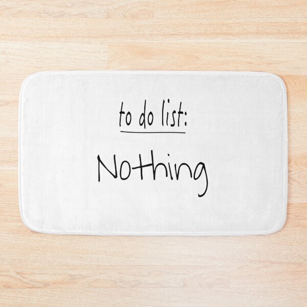 Item preview, To do list nothing designed and sold by malo Barbier.