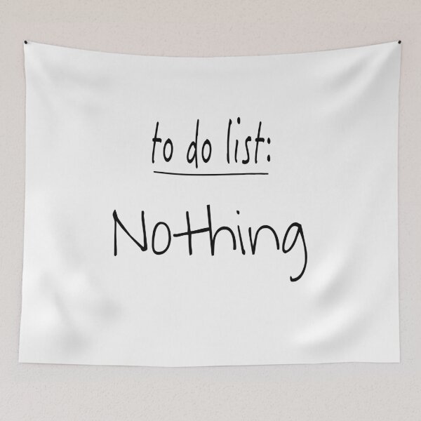 Item preview, To do list nothing designed and sold by malo Barbier.
