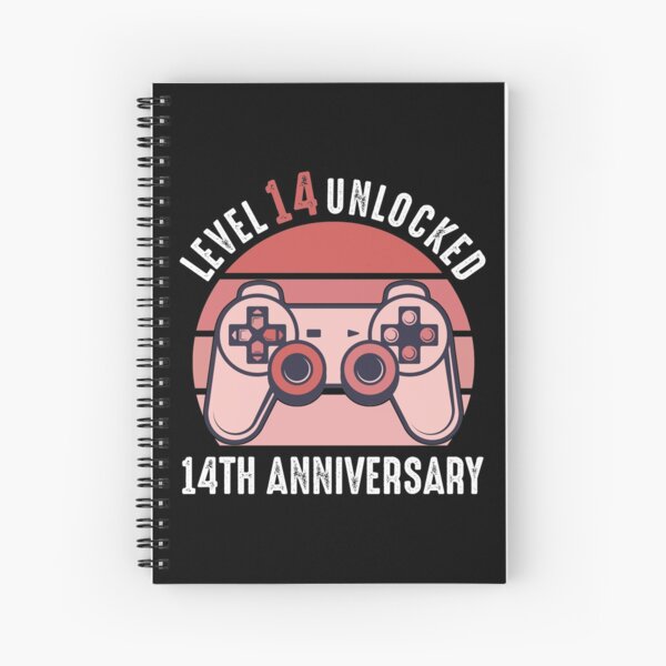 Item preview, Level 14 Unlocked 14th Anniversary Gamer designed and sold by RandomStuffShop.