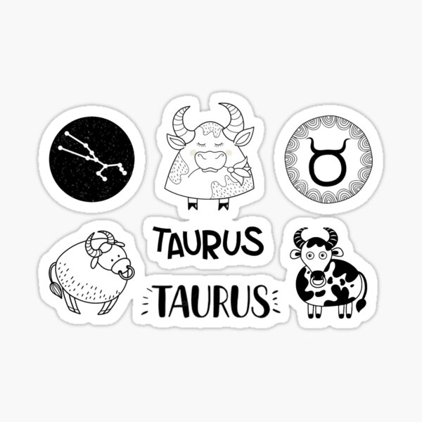 taurus-zodiac-sign-6-sticker-pack-sticker-for-sale-by-horoscopesigns