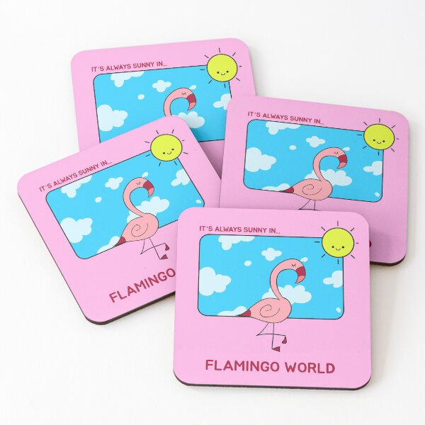 Item preview, It's Always Sunny in Flamingo World designed and sold by ittybittyowl.