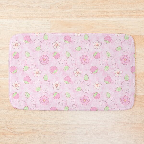 Item preview, Strawberries + Flowers Pattern designed and sold by WinterAndo.