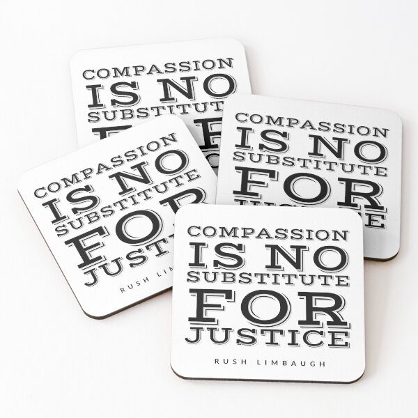 Item preview, Compassion is no substitute for justice. designed and sold by Tropical Blood.
