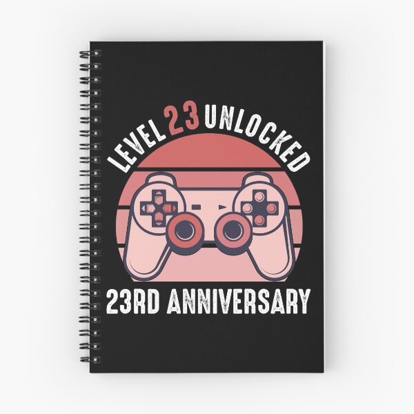 Item preview, Level 23 Unlocked 23rd Anniversary Gamer designed and sold by RandomStuffShop.