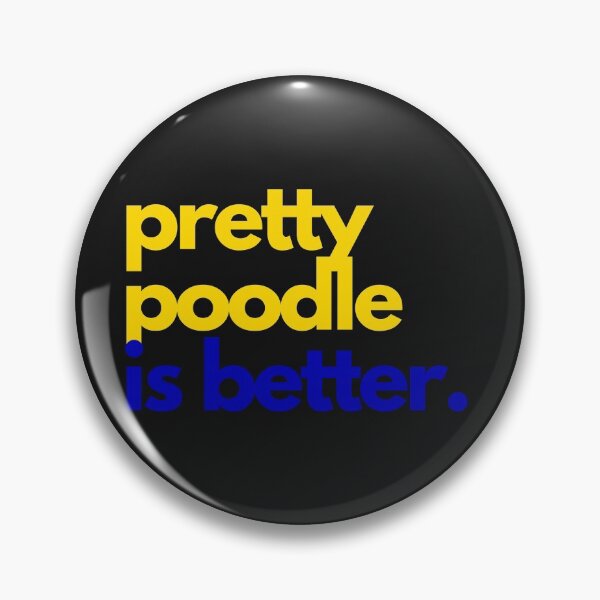 Item preview, Pretty Poodle Is Better SGRHO - Greek Lifestyle Shop designed and sold by GLifestyle.
