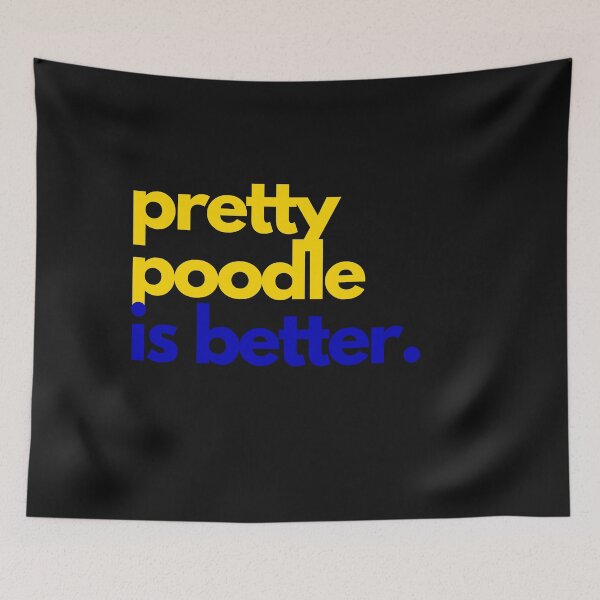 Item preview, Pretty Poodle Is Better SGRHO - Greek Lifestyle Shop designed and sold by GLifestyle.