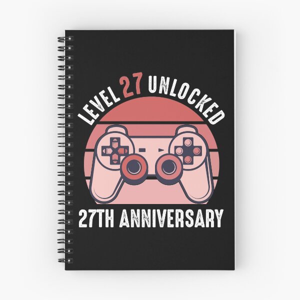 Item preview, Level 27 Unlocked 27th Anniversary Gamer designed and sold by RandomStuffShop.