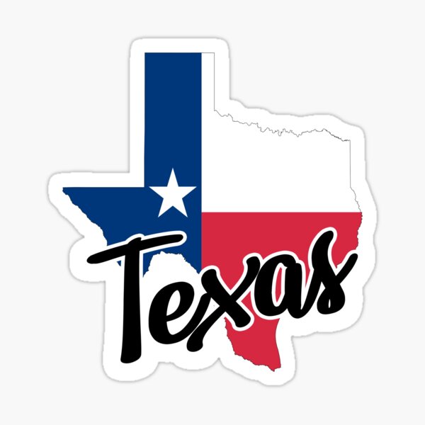 LONE STAR FLAG Dallas Support LONGHORN COWBOY Texas State Pride Decal Stickers 