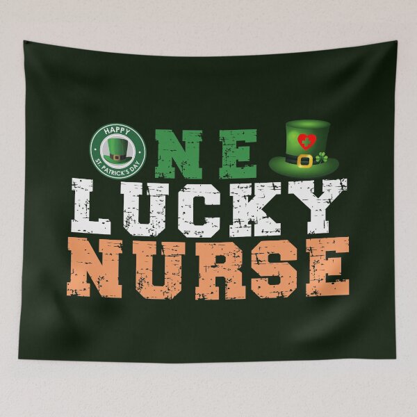 Item preview, One Lucky Nurse - St. Patrick's Day  designed and sold by Ellisen Prints.