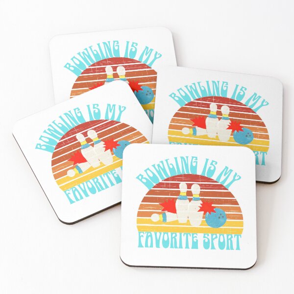 Item preview, Vintage Retro Sunset Bowling is My Favorite Sport designed and sold by Beluved.