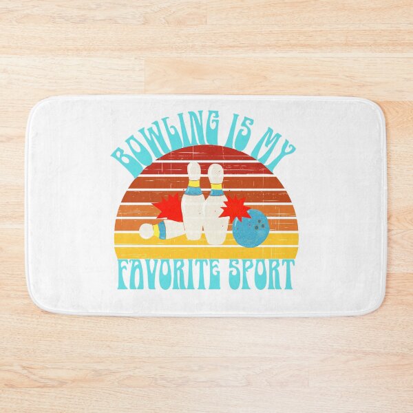 Item preview, Vintage Retro Sunset Bowling is My Favorite Sport designed and sold by Beluved.