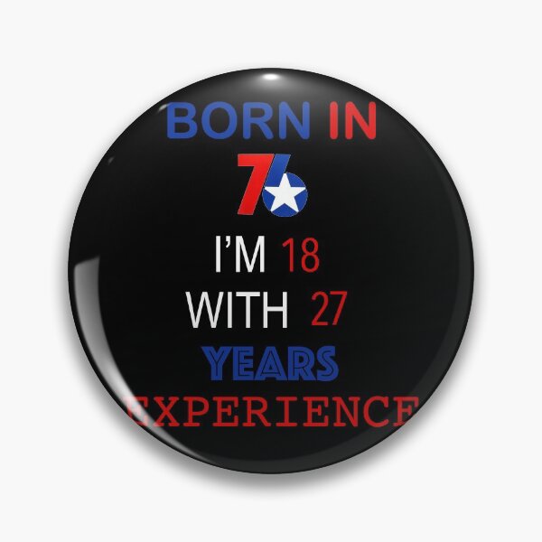 Item preview, BORN IN 76, VINTAGE 76, RED WHITE AND BLUE designed and sold by LovelyGames.