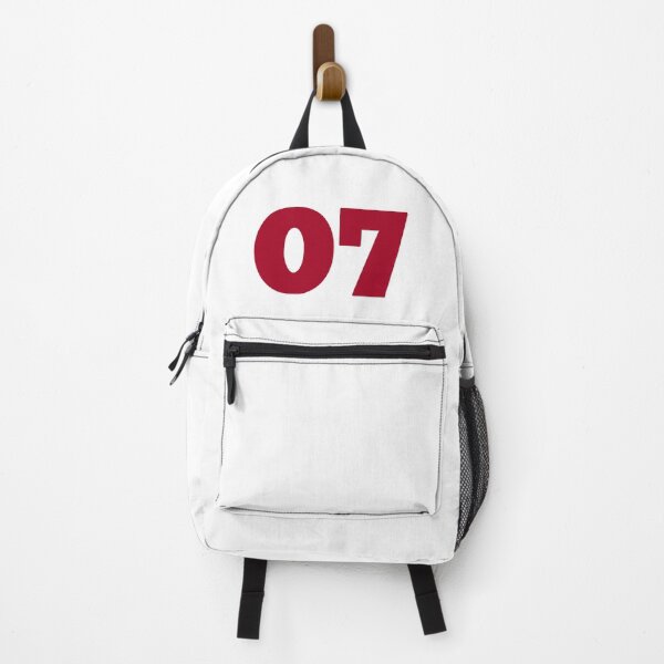 Aperçu de l'œuvre Numéro porte-bonheur 07 Rouge créée et vendue par WLBAStudio.