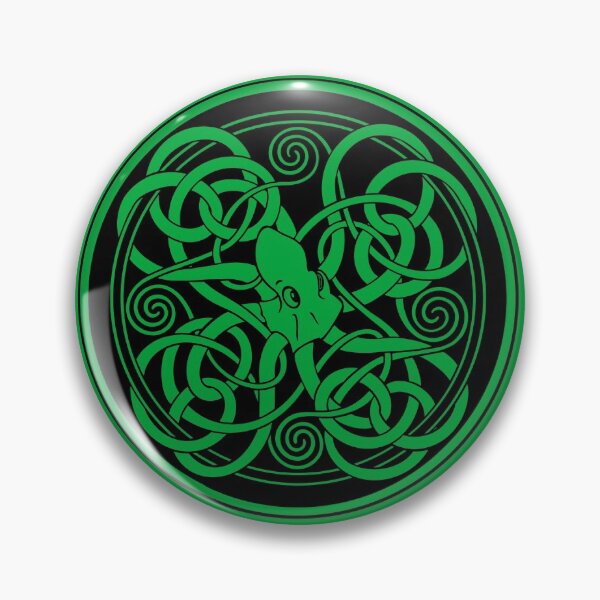 Item preview, The Cyclic Celtic Octopus Takes on the Color of the Background!  designed and sold by RJKpoyp.