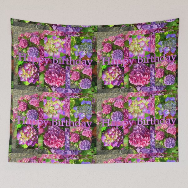 Item preview, Happy Birthday Hydrangeas designed and sold by angel1.